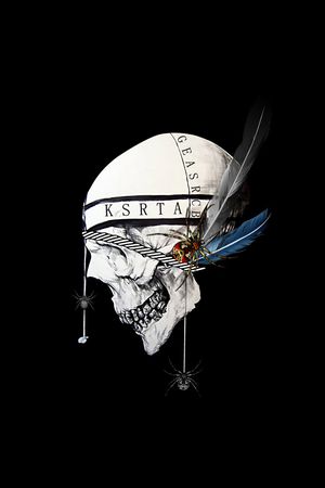 复古骷髅头印花华亿平台图片