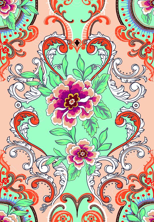 民族风印花华亿平台图片