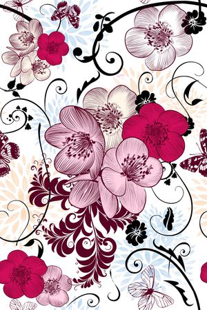 田园风印花华亿平台图片