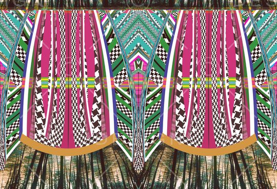 云纹印花华亿平台图片