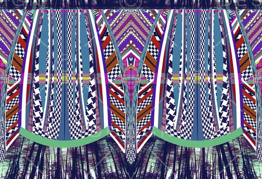 云纹印花华亿平台图片