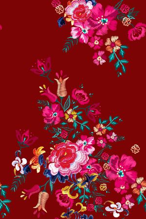 民族风印花华亿平台图片