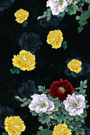 定位花印花华亿平台图片