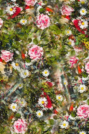 玫瑰印花华亿平台图片