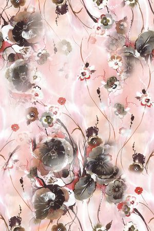 花朵印花华亿平台图片