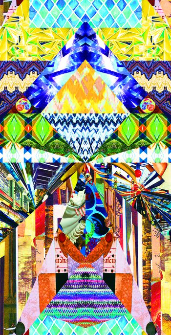 几何印花华亿平台图片