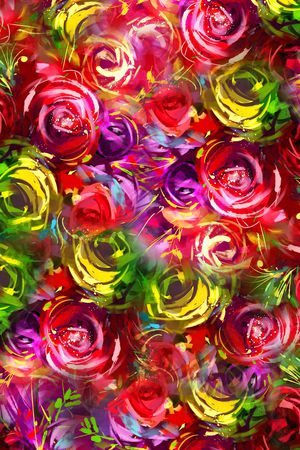 抽象印花华亿平台图片