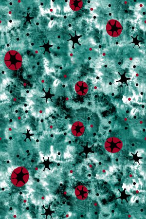 扎染华亿平台印花华亿平台图片