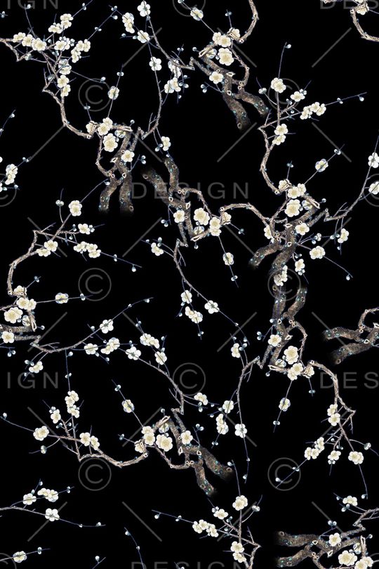 中国风印花华亿平台图片