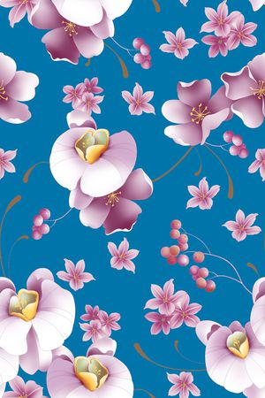 花朵印花华亿平台图片