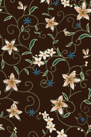 乱花印花华亿平台图片