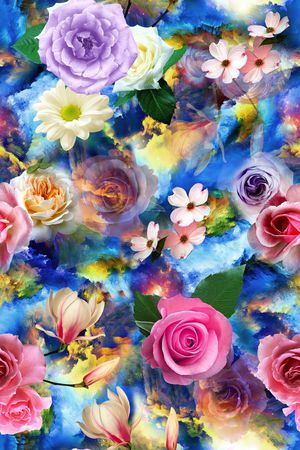 桃花印花华亿平台图片