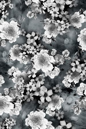 黑白印花华亿平台图片