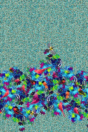 不规则几何印花华亿平台图片