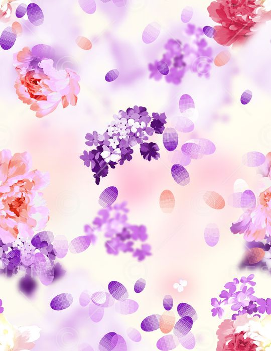 小碎花印花华亿平台图片