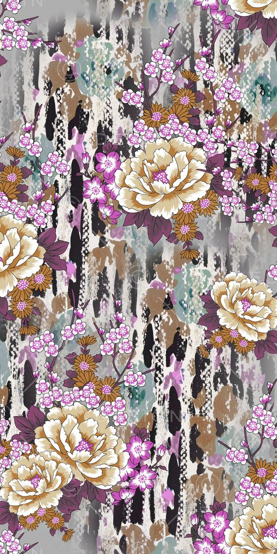 复古印花华亿平台图片