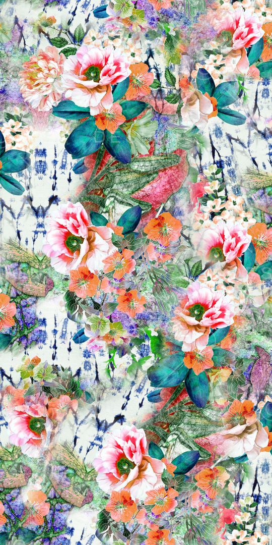 复古印花华亿平台图片