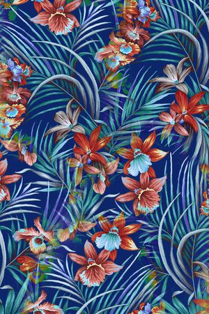 复古印花华亿平台图片