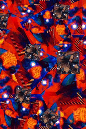 色块印花华亿平台图片