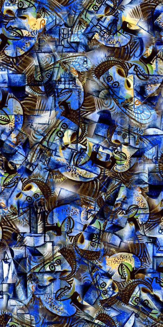 抽象印花华亿平台图片