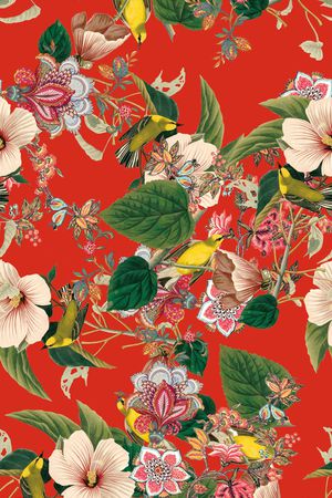 中国风印花华亿平台图片