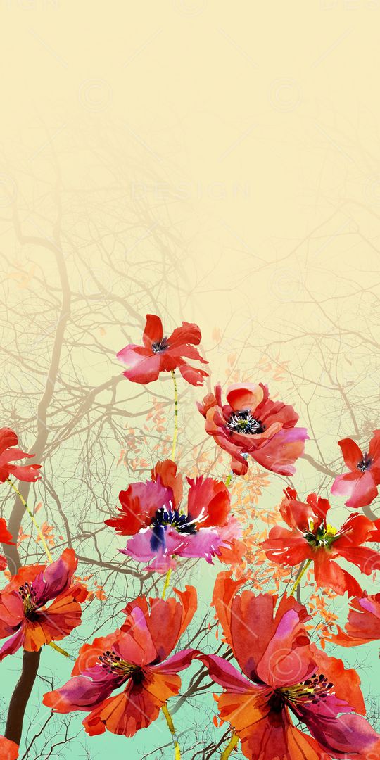 水彩印花华亿平台图片