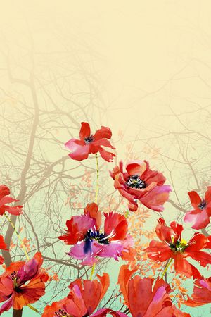 水彩印花华亿平台图片