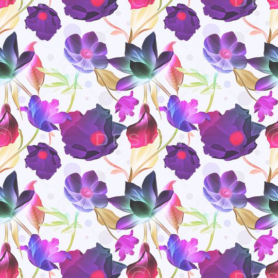 荷花印花华亿平台图片