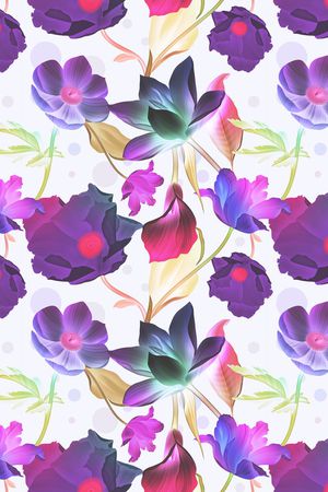 荷花印花华亿平台图片