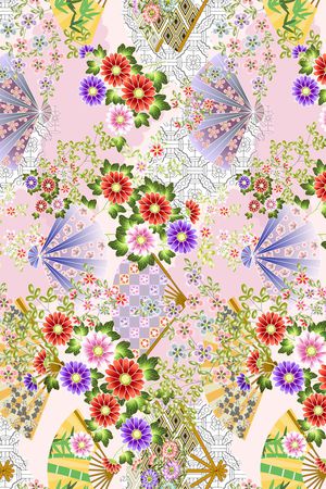 菊花印花华亿平台图片