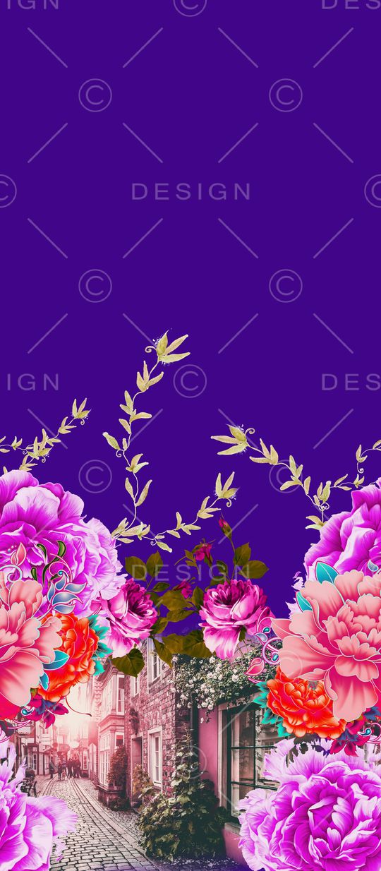 玫瑰花印花华亿平台图片