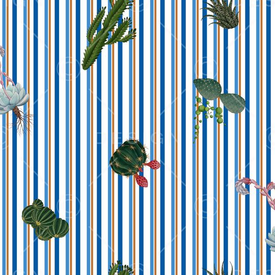 条纹印花华亿平台图片