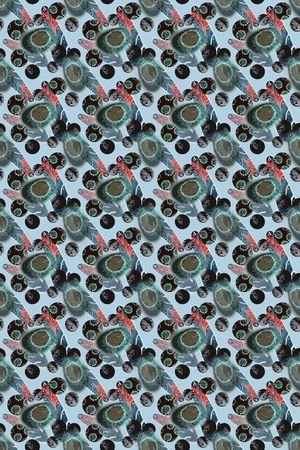 羽毛飘飘印花华亿平台图片