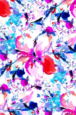 乱花印花华亿平台图片