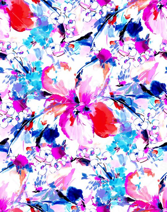 乱花印花华亿平台图片