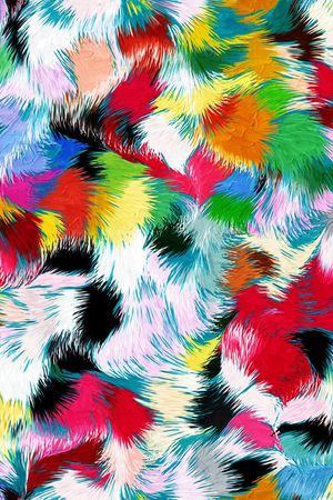 手绘毛纹印花华亿平台图片