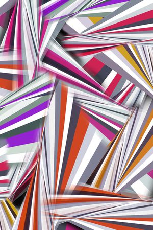 不规则几何印花华亿平台图片