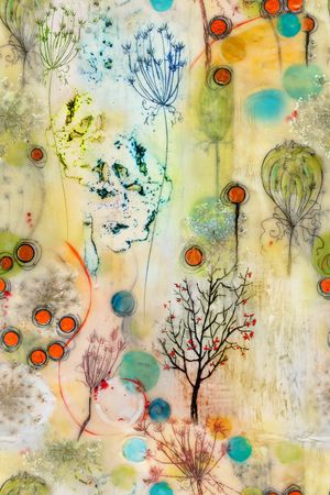 抽象印花华亿平台图片