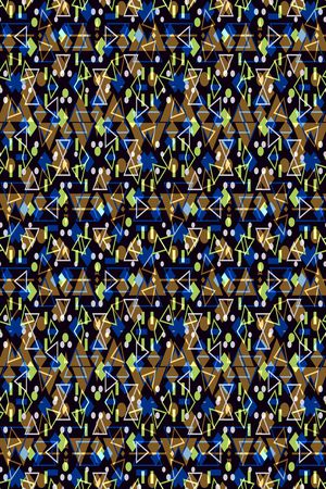 小方块印花华亿平台图片