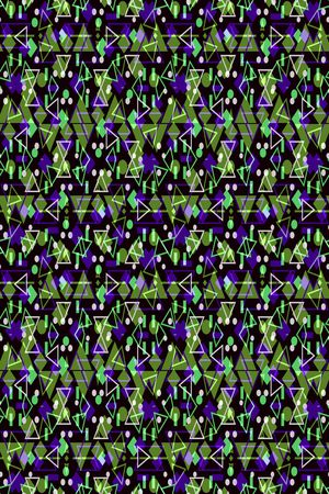 小方块印花华亿平台图片