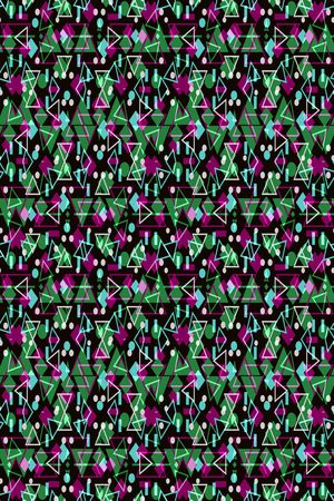 小方块印花华亿平台图片