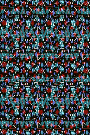 小方块印花华亿平台图片