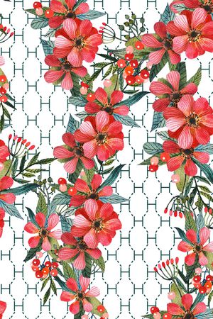 树叶印花华亿平台图片