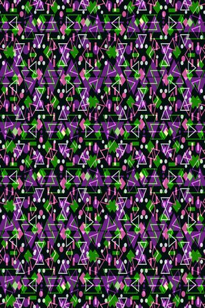 小方块印花华亿平台图片