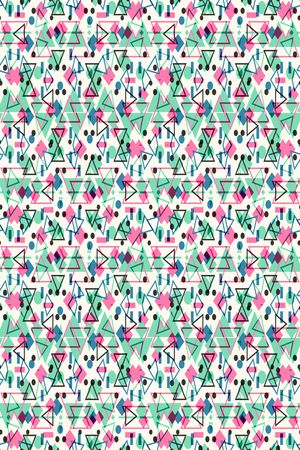 小方块印花华亿平台图片