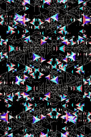 小方块印花华亿平台图片