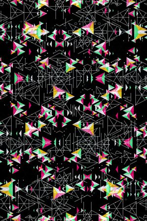 小方块印花华亿平台图片