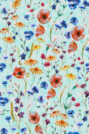 小碎花印花华亿平台图片