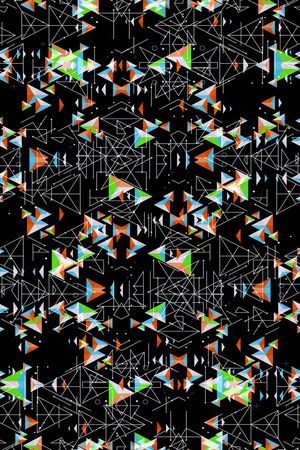 小方块印花华亿平台图片