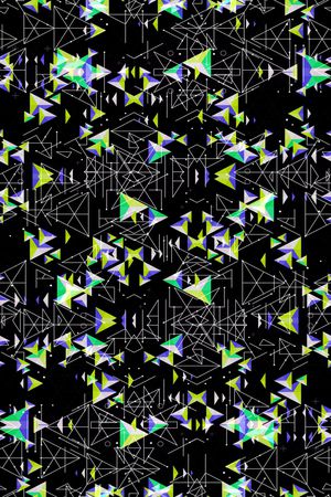 小方块印花华亿平台图片